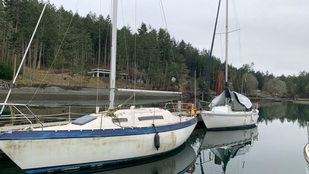Photo of the Rivendell and the Valborg sailboats.